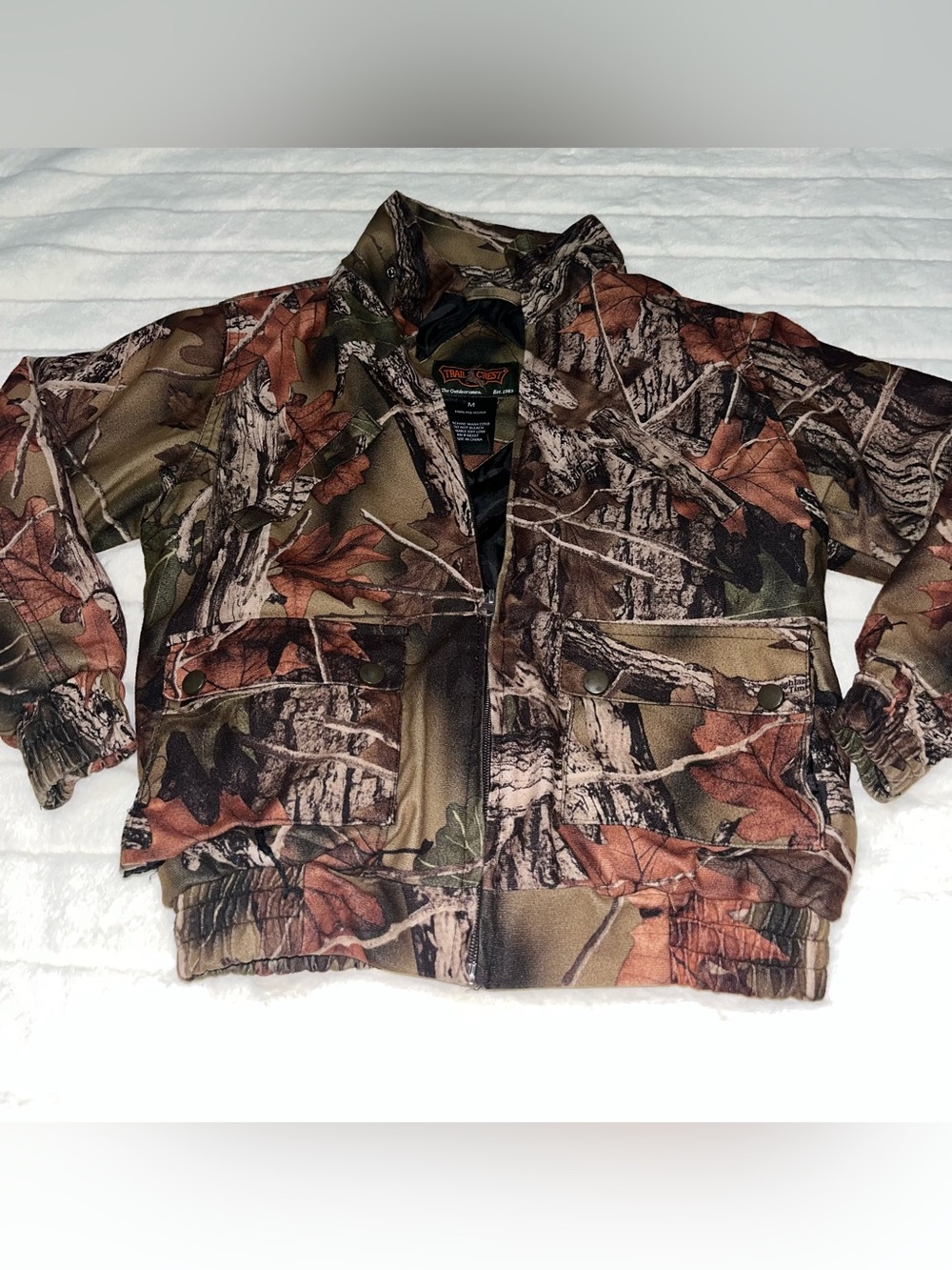 Trail Crest Camo Insulated Jacket - Kids